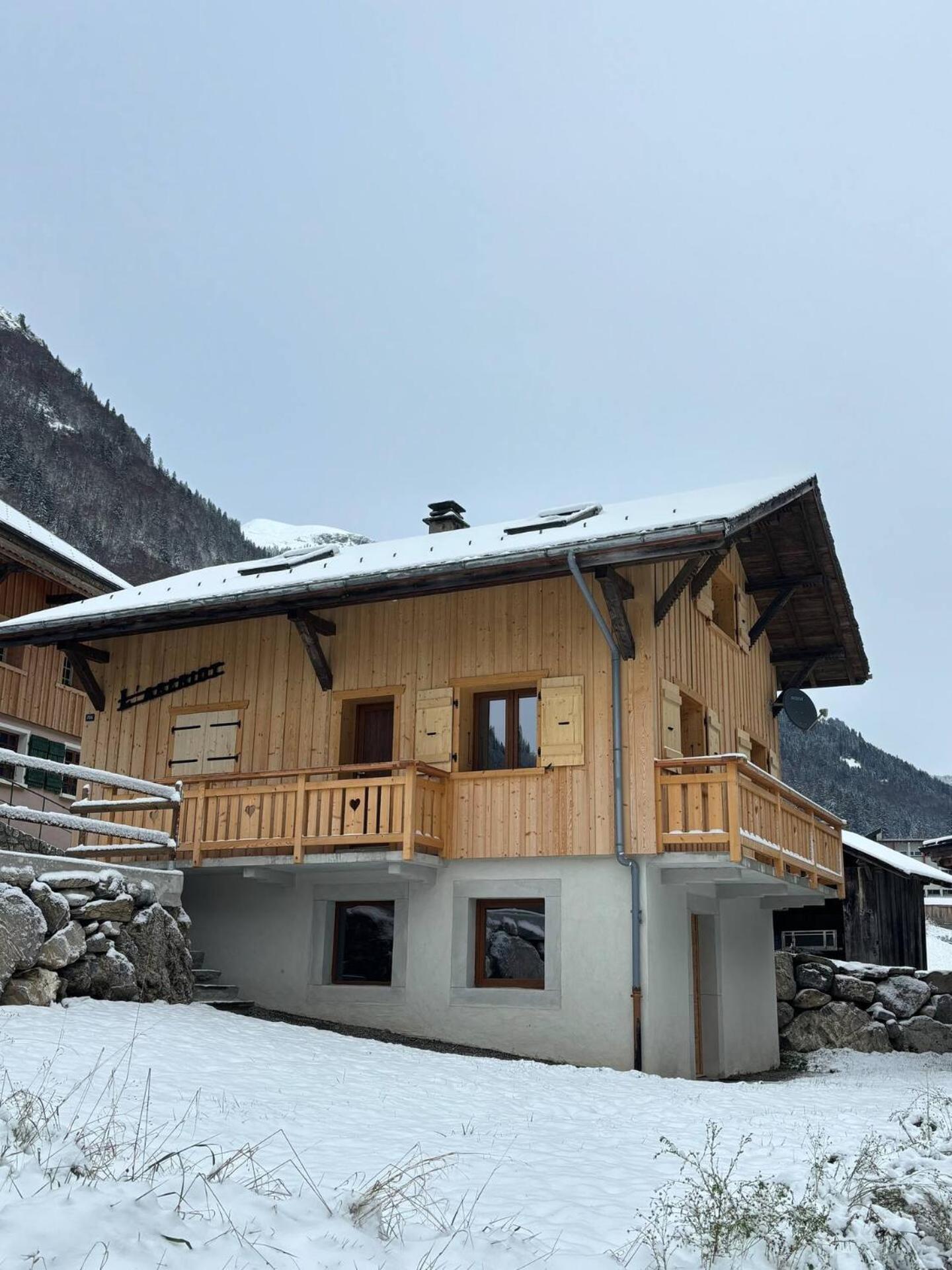 Chalet L'Aberiot モントリオン エクステリア 写真
